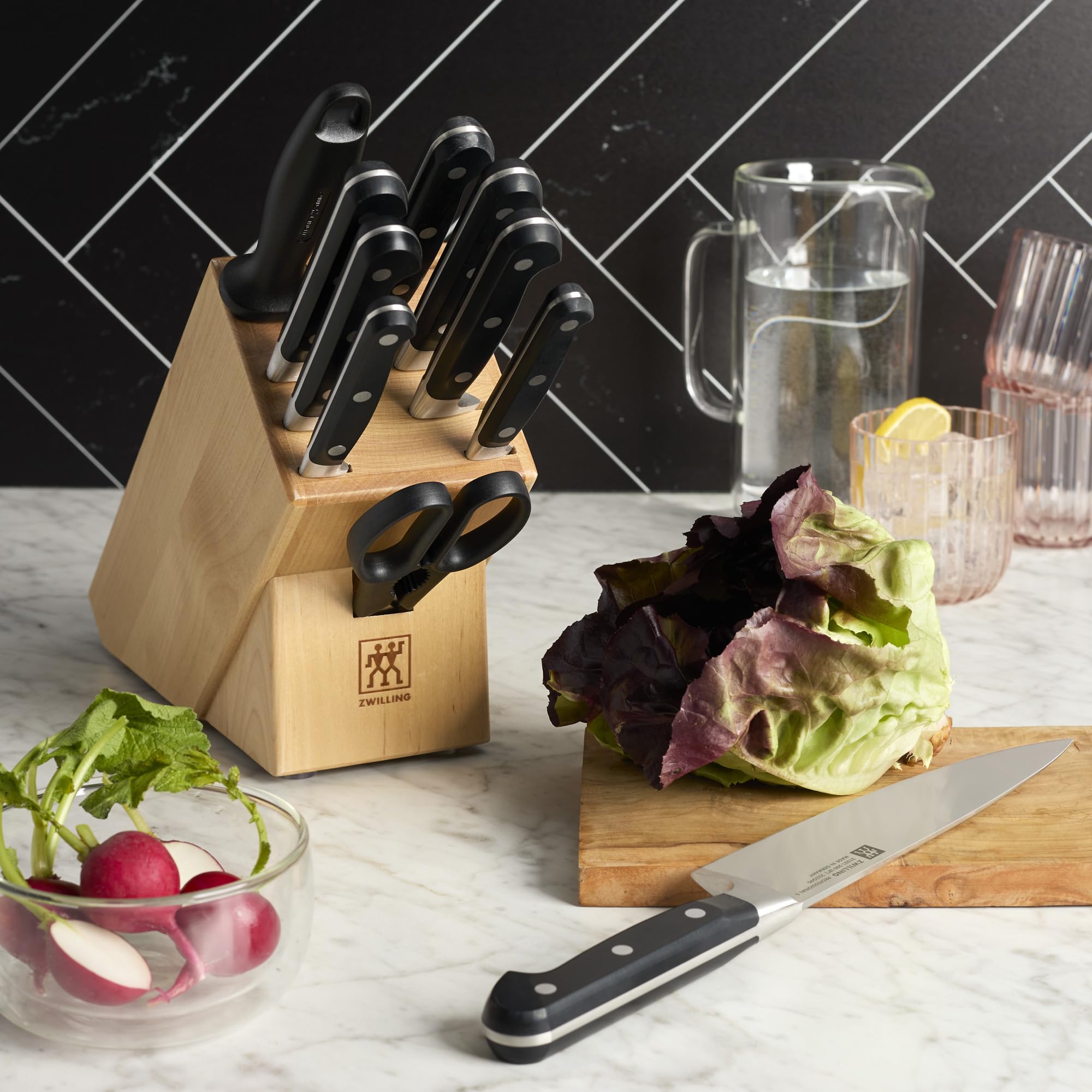 ZWILLING 鍋・ナイフセット Zwilling J.A. Henckels Pro S Stainless-Steel 10-Piece Knife Set